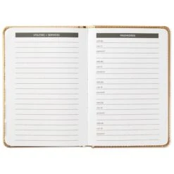 Hallmark Satin Gold Address Book -Hallmark 0001ADD1874 3