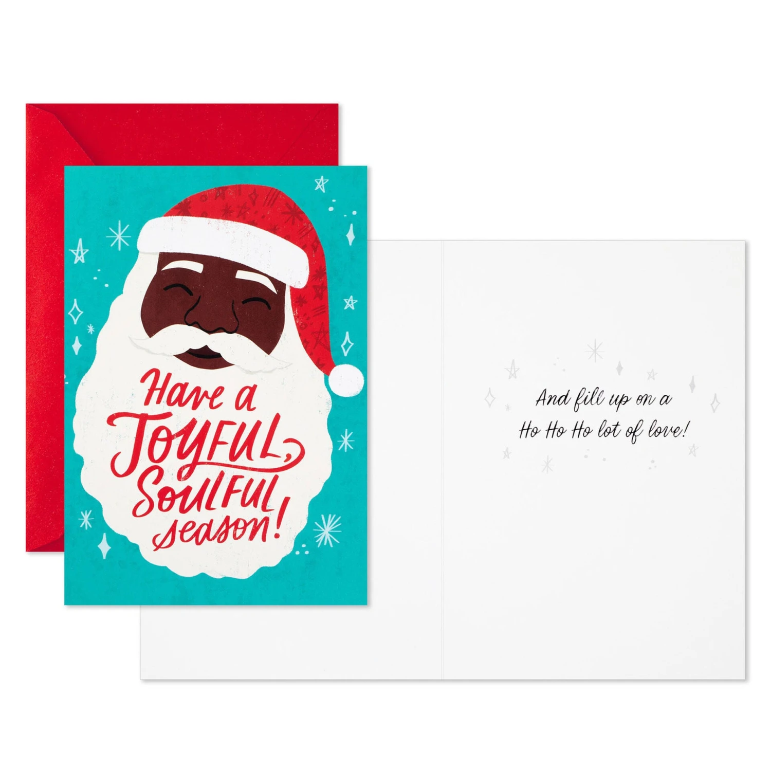 Hallmark Jolly Santa Boxed Christmas Cards, Pack Of 16 2 Hallmark Jolly Santa Boxed Christmas Cards, Pack Of 16 - Image 2
