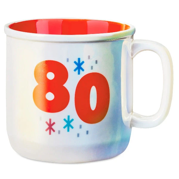 Hallmark 80 Mug, 16 Oz. 1 Hallmark 80 Mug, 16 Oz.