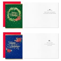 Hallmark Festive Folk Art Boxed Christmas Cards Assortment, Pack Of 40 -Hallmark 0001BXX1027 3