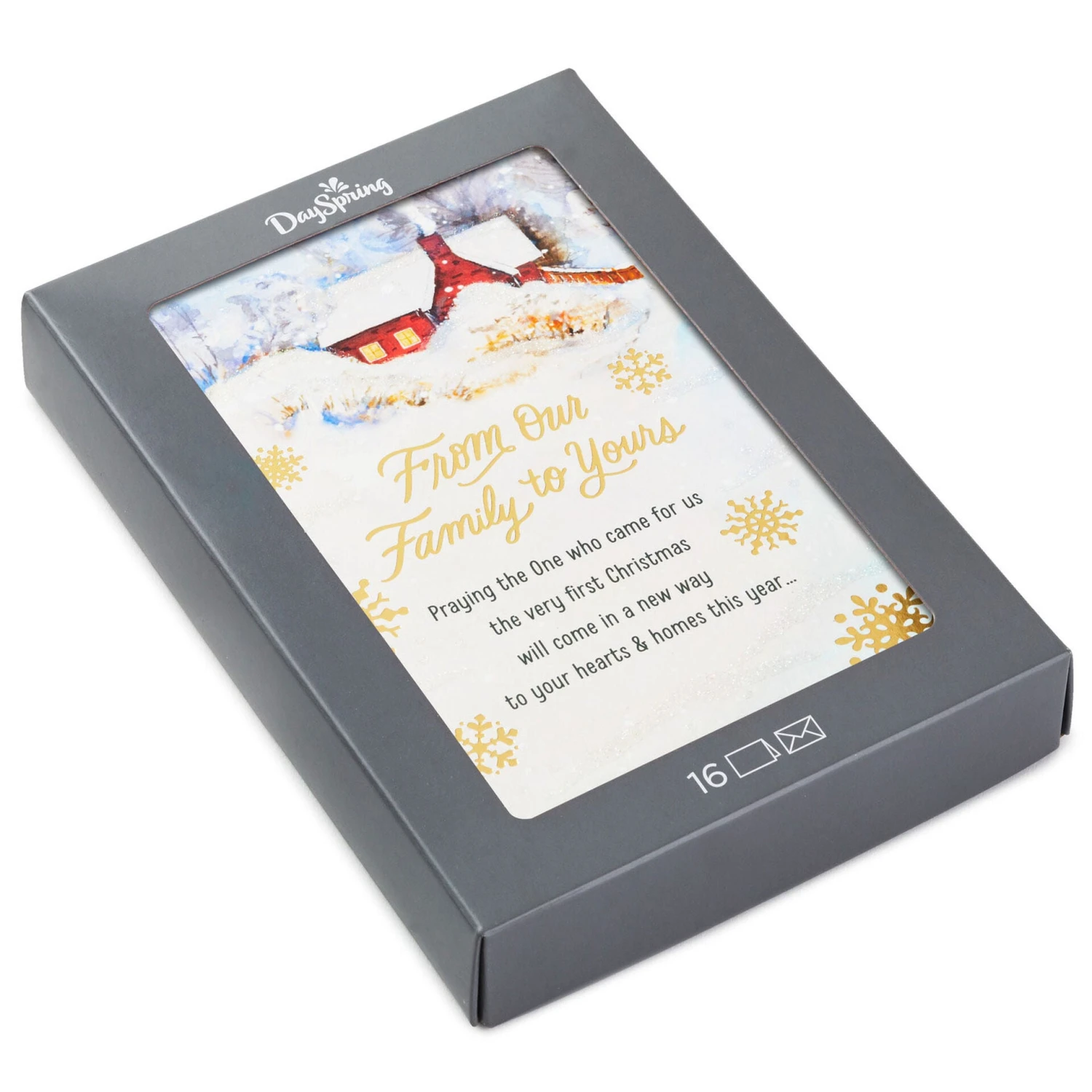 Hallmark God's Blessings Religious Boxed Christmas Cards, Pack Of 16 1 Hallmark God's Blessings Religious Boxed Christmas Cards, Pack Of 16