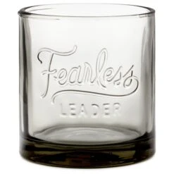 Hallmark Fearless Leader Smokey Gray Lowball Glass, 10 Oz.