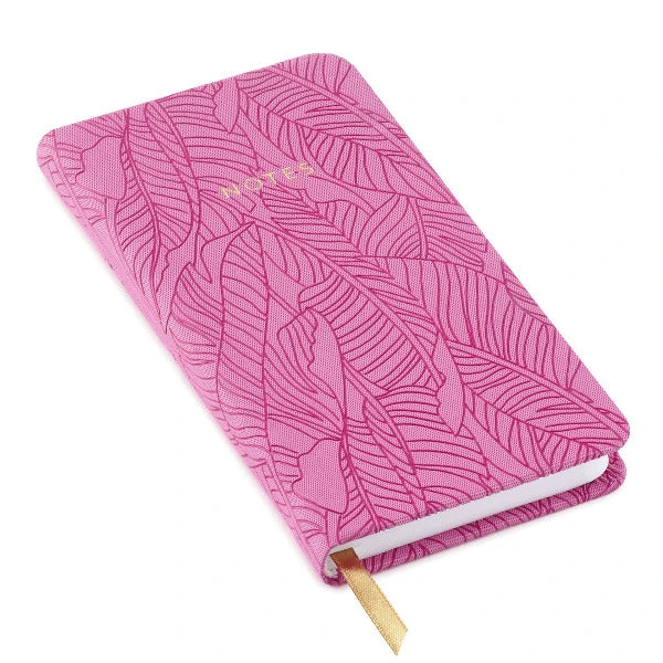 Hallmark Etched Leaves Pink Slim Notebook 1 Hallmark Etched Leaves Pink Slim Notebook