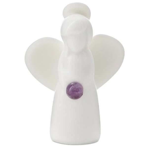 Hallmark Amethyst Angel Of Inspiration Mini Angel Figurine, 2" 1 Hallmark Amethyst Angel Of Inspiration Mini Angel Figurine, 2"