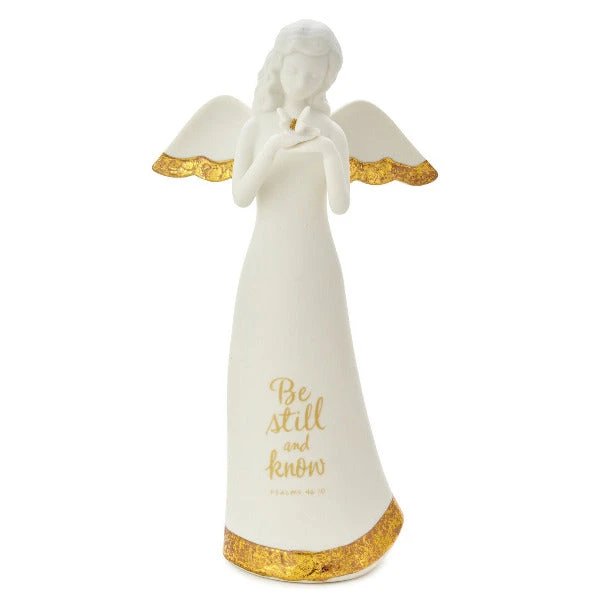 Hallmark Be Still And Know Angel Figurine, 8.75" 1 Hallmark Be Still And Know Angel Figurine, 8.75"