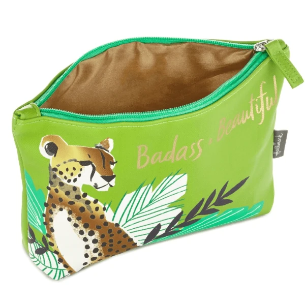 Hallmark Badass & Beautiful Faux Leather Zippered Pouch 2 Hallmark Badass & Beautiful Faux Leather Zippered Pouch - Image 2