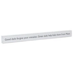 Hallmark Great Dads Wood Quote Sign, 23.5x2