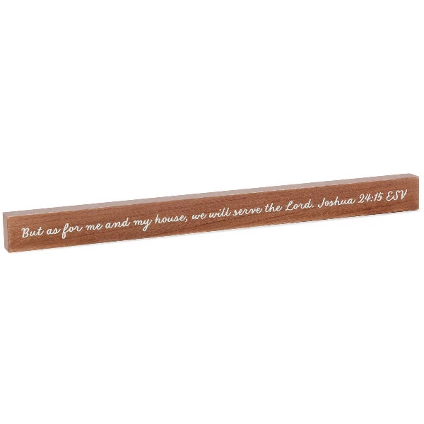 Hallmark As For Me And My House Scripture Quote Sign, 23.5x2 1 Hallmark As For Me And My House Scripture Quote Sign, 23.5x2