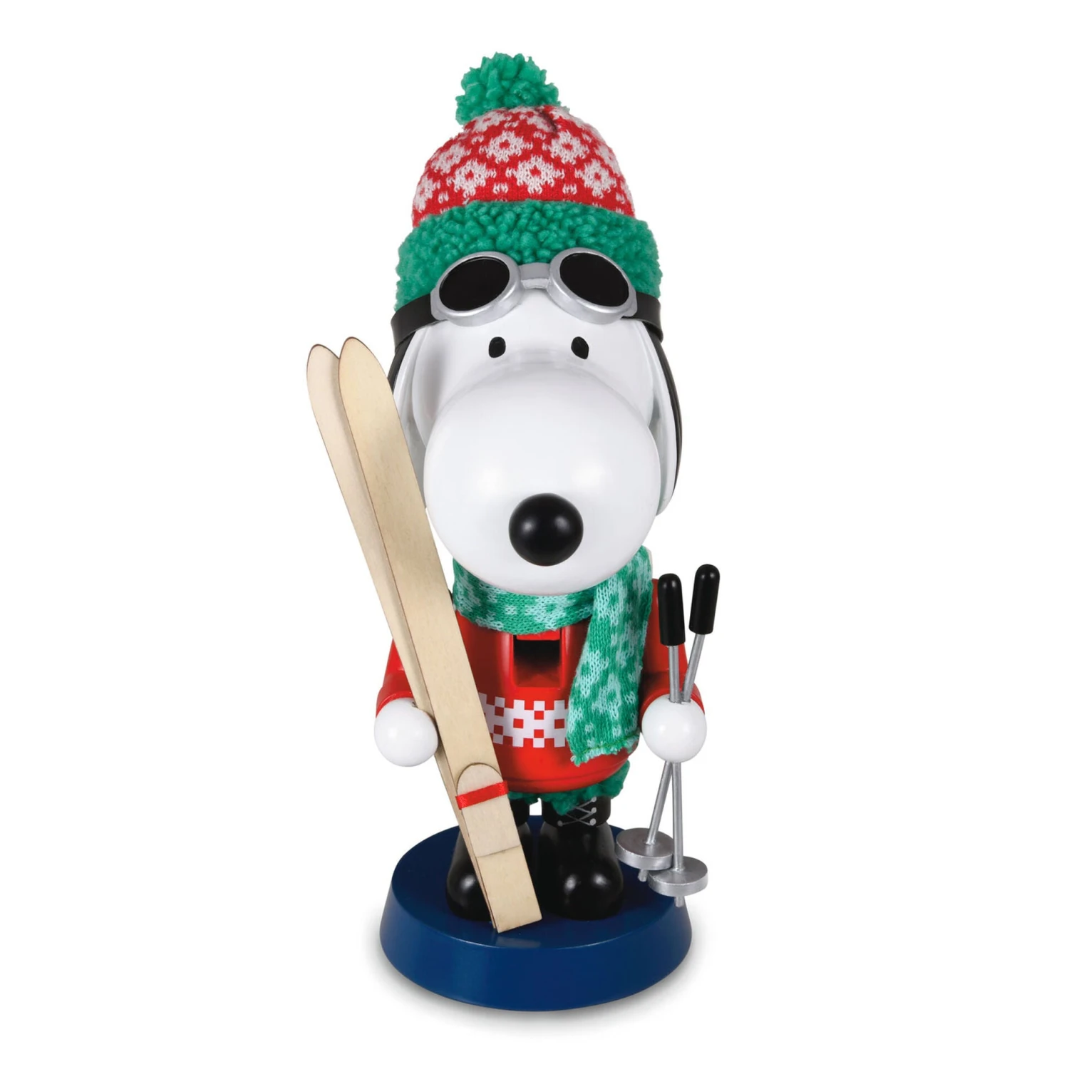 Hallmark Peanuts® Ski Lodge Snoopy Holiday Nutcracker Figurine, 9" 1 Hallmark Peanuts® Ski Lodge Snoopy Holiday Nutcracker Figurine, 9"