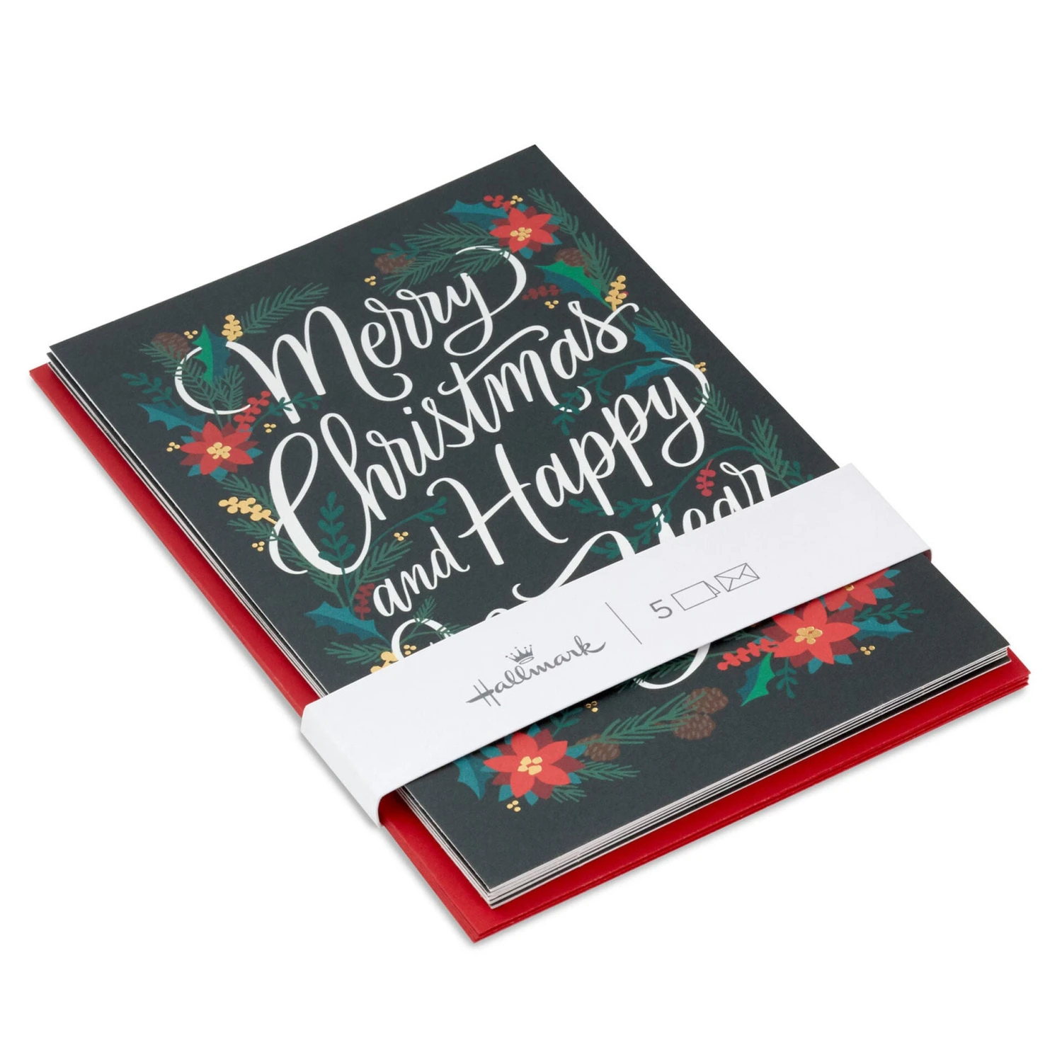 Hallmark Evergreen Boughs Packaged Christmas Cards 1 Hallmark Evergreen Boughs Packaged Christmas Cards