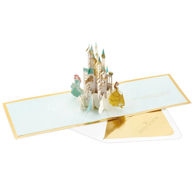 Disney Princess Castle 3D Pop-Up Birthday Card 1 Disney Princess Castle 3D Pop-Up Birthday Card