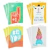 Hallmark Colorful Icons Assorted Kids Encouragement Cards, Pack Of 12