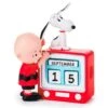Hallmark Peanuts® Charlie Brown And Snoopy Perpetual Calendar TV Set Figurine