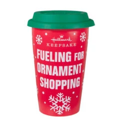 Hallmark 2022 Keepsake Shopping Ceramic Travel Mug 10 Oz.