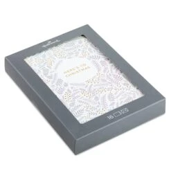 Hallmark Silver Boughs Boxed Christmas Cards, Pack Of 16