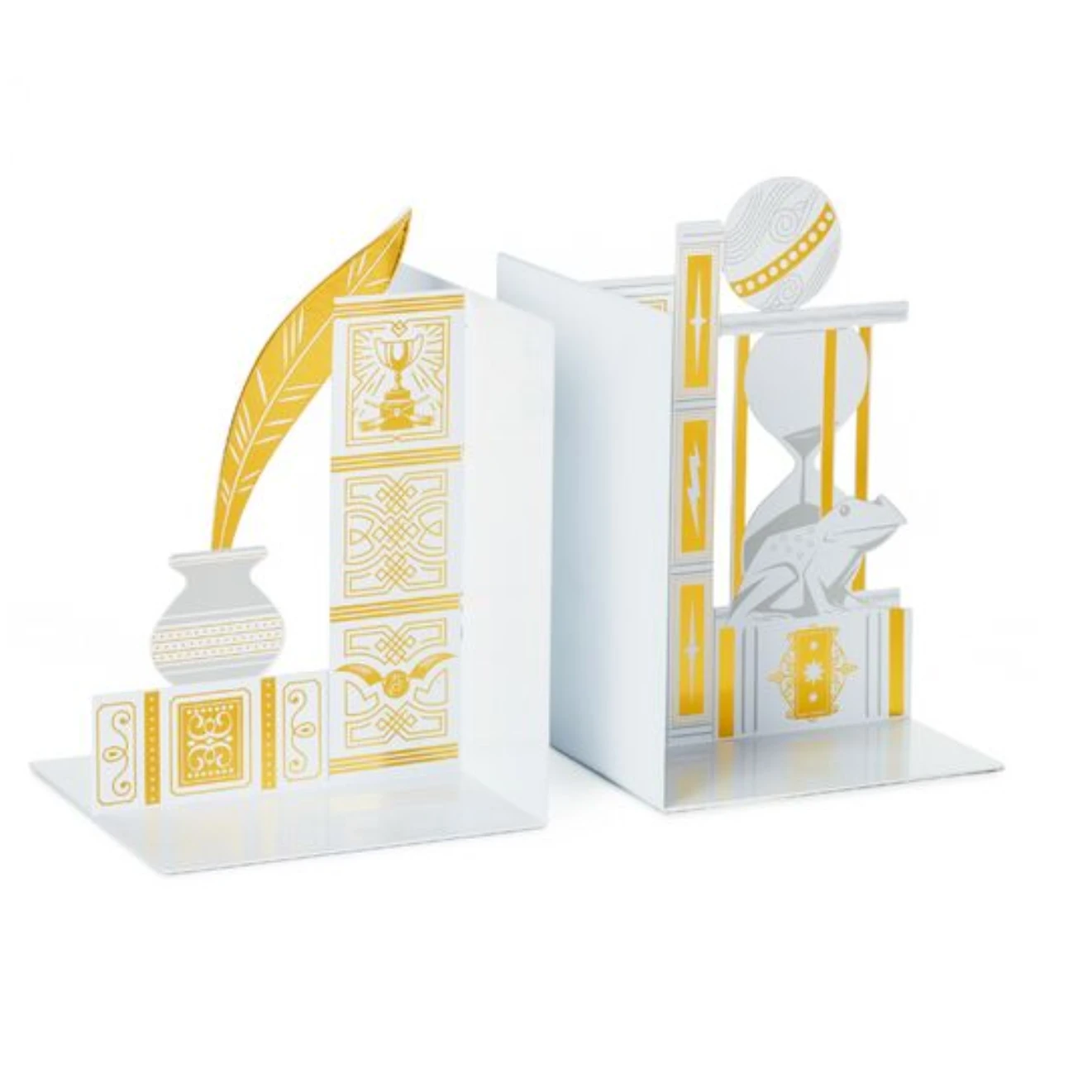 Hallmark Harry Potter™ Laser-Cut Magical Objects Metal Bookends 1 Hallmark Harry Potter™ Laser-Cut Magical Objects Metal Bookends