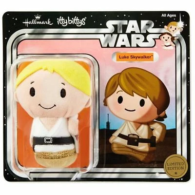 Hallmark Itty Bittys®New Hope 40th Anniversary Luke Skywalker Limited Edition Stuffed Plush 2 Hallmark Itty Bittys®New Hope 40th Anniversary Luke Skywalker Limited Edition Stuffed Plush - Image 2